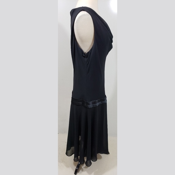 Scarlett Black Drop Waist Sleeveless Dress - Picture 2 of 4